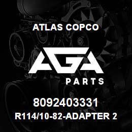 8092403331 Atlas Copco R114/10-82-ADAPTER 2 3/8-4N | AGA Parts