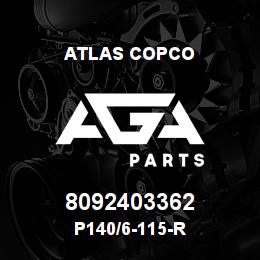 8092403362 Atlas Copco P140/6-115-R | AGA Parts