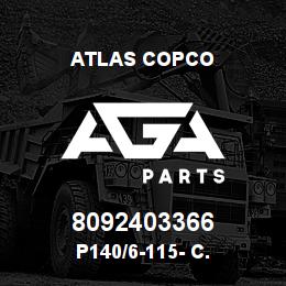 8092403366 Atlas Copco P140/6-115- C. | AGA Parts
