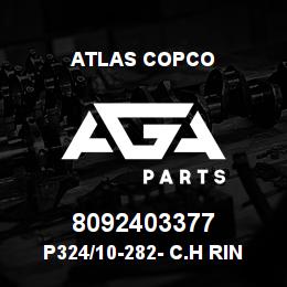 8092403377 Atlas Copco P324/10-282- C.H RING BIT SET | AGA Parts