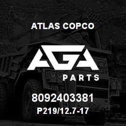 8092403381 Atlas Copco P219/12.7-17 | AGA Parts