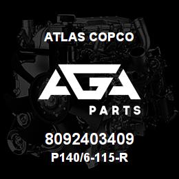 8092403409 Atlas Copco P140/6-115-R | AGA Parts
