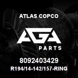8092403429 Atlas Copco R194/14-142/157-RING BIT SET | AGA Parts