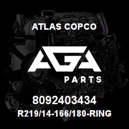8092403434 Atlas Copco R219/14-166/180-RING BIT SET | AGA Parts