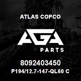 8092403450 Atlas Copco P194/12.7-147-QL60 C.LAY PILOT | AGA Parts