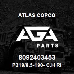 8092403453 Atlas Copco P219/6.5-190- C.H RING BIT SET | AGA Parts