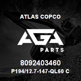 8092403460 Atlas Copco P194/12.7-147-QL60 C.LAY PILOT | AGA Parts