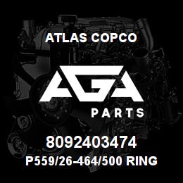 8092403474 Atlas Copco P559/26-464/500 RING/SHOE Z | AGA Parts