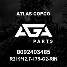 8092403485 Atlas Copco R219/12.7-175-G2-RING BIT SET | AGA Parts