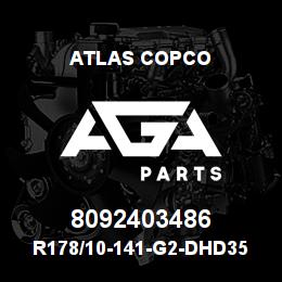 8092403486 Atlas Copco R178/10-141-G2-DHD350 PILOT | AGA Parts