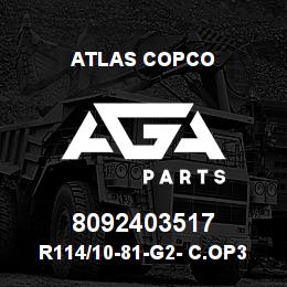 8092403517 Atlas Copco R114/10-81-G2- C.OP32 PILOT | AGA Parts