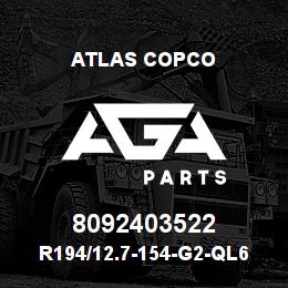 8092403522 Atlas Copco R194/12.7-154-G2-QL60 PILOT | AGA Parts