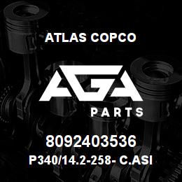 8092403536 Atlas Copco P340/14.2-258- C.ASING SHOE | AGA Parts