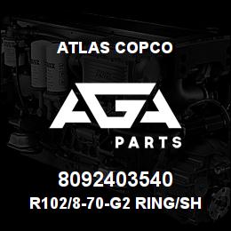 8092403540 Atlas Copco R102/8-70-G2 RING/SHOE SET | AGA Parts