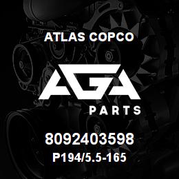 8092403598 Atlas Copco P194/5.5-165 | AGA Parts