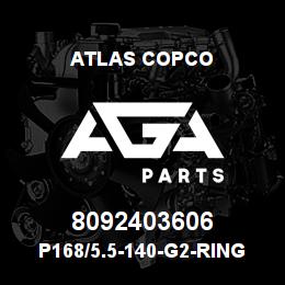 8092403606 Atlas Copco P168/5.5-140-G2-RING BIT SET | AGA Parts