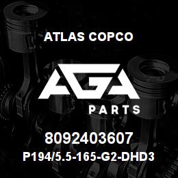 8092403607 Atlas Copco P194/5.5-165-G2-DHD360 PILOT | AGA Parts