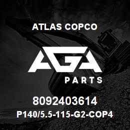 8092403614 Atlas Copco P140/5.5-115-G2-COP44G PILOT | AGA Parts