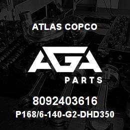 8092403616 Atlas Copco P168/6-140-G2-DHD350 PILOT | AGA Parts