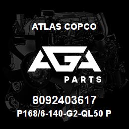 8092403617 Atlas Copco P168/6-140-G2-QL50 PILOT | AGA Parts