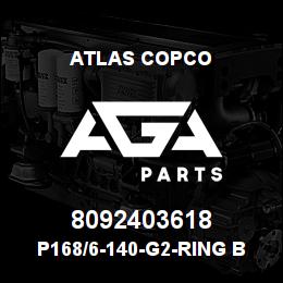 8092403618 Atlas Copco P168/6-140-G2-RING BIT SET | AGA Parts