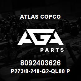 8092403626 Atlas Copco P273/8-240-G2-QL80 PILOT | AGA Parts