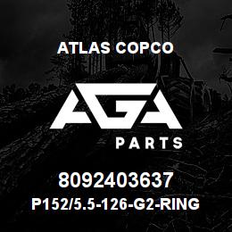 8092403637 Atlas Copco P152/5.5-126-G2-RING BIT SET | AGA Parts