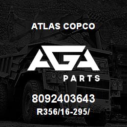 8092403643 Atlas Copco R356/16-295/ | AGA Parts