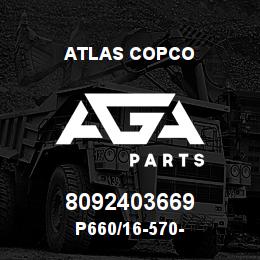 8092403669 Atlas Copco P660/16-570- | AGA Parts