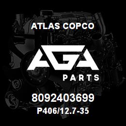 8092403699 Atlas Copco P406/12.7-35 | AGA Parts