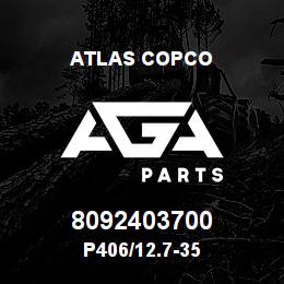 8092403700 Atlas Copco P406/12.7-35 | AGA Parts