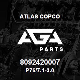 8092420007 Atlas Copco P76/7.1-3.0 | AGA Parts