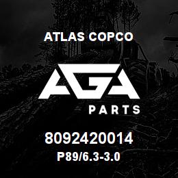 8092420014 Atlas Copco P89/6.3-3.0 | AGA Parts
