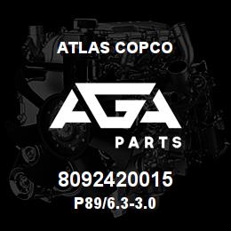 8092420015 Atlas Copco P89/6.3-3.0 | AGA Parts