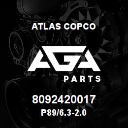 8092420017 Atlas Copco P89/6.3-2.0 | AGA Parts
