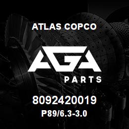 8092420019 Atlas Copco P89/6.3-3.0 | AGA Parts