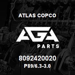 8092420020 Atlas Copco P89/6.3-3.0 | AGA Parts
