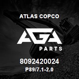8092420024 Atlas Copco P89/7.1-2.0 | AGA Parts