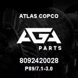 8092420028 Atlas Copco P89/7.1-3.0 | AGA Parts