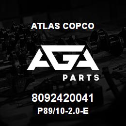 8092420041 Atlas Copco P89/10-2.0-E | AGA Parts