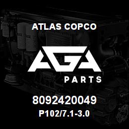 8092420049 Atlas Copco P102/7.1-3.0 | AGA Parts