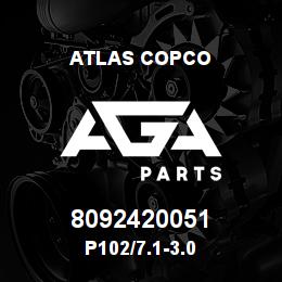 8092420051 Atlas Copco P102/7.1-3.0 | AGA Parts