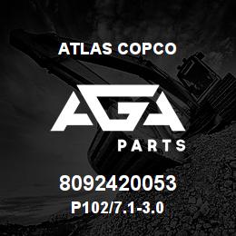 8092420053 Atlas Copco P102/7.1-3.0 | AGA Parts
