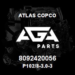 8092420056 Atlas Copco P102/8-3.0-3 | AGA Parts