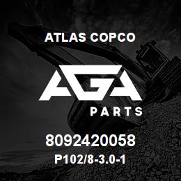 8092420058 Atlas Copco P102/8-3.0-1 | AGA Parts