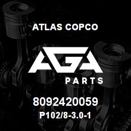 8092420059 Atlas Copco P102/8-3.0-1 | AGA Parts