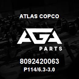 8092420063 Atlas Copco P114/6.3-3.0 | AGA Parts