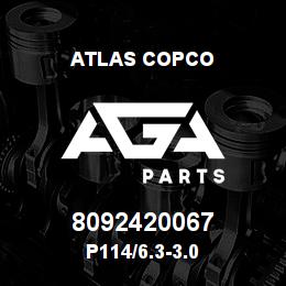 8092420067 Atlas Copco P114/6.3-3.0 | AGA Parts