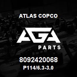 8092420068 Atlas Copco P114/6.3-3.0 | AGA Parts