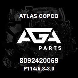 8092420069 Atlas Copco P114/6.3-3.0 | AGA Parts
